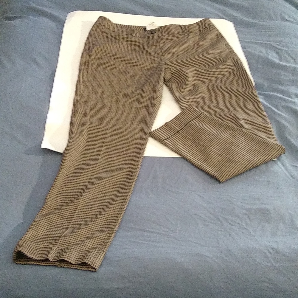 Weekend Max Mara black & brown houndstooth Pants size 10